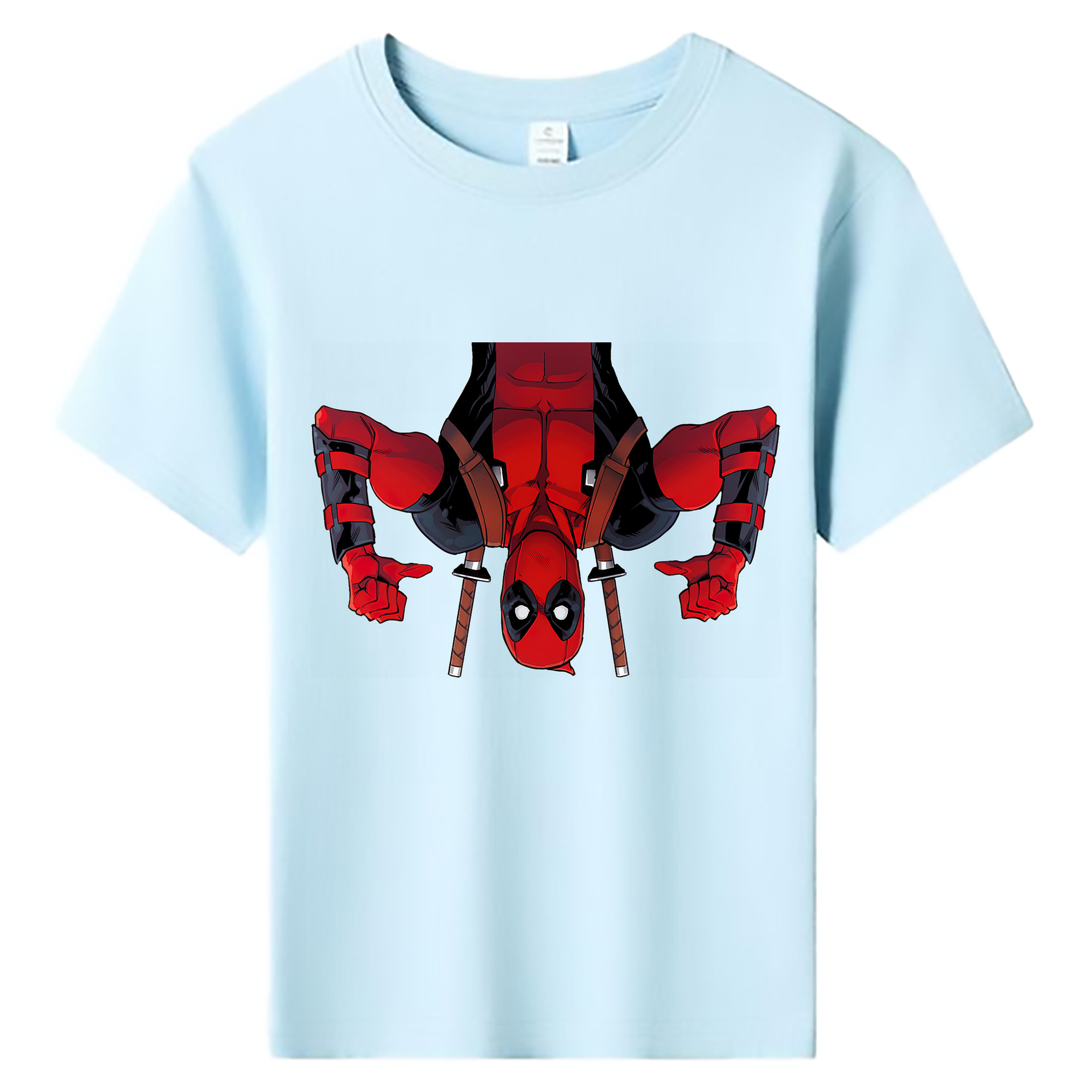 （画像用） Deadpool デッドプール 綿100％キッズTシャツ（フロントプリント）